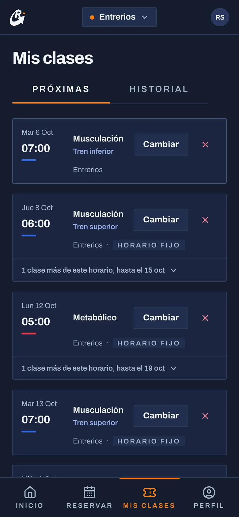 Paso 4: Para cancelar, toca la X