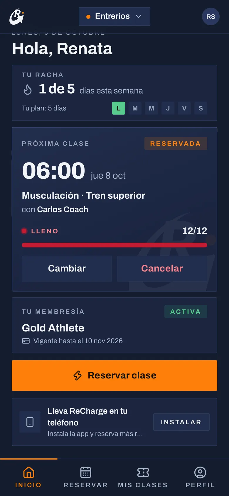 Paso 1: En Inicio, toca Instalar