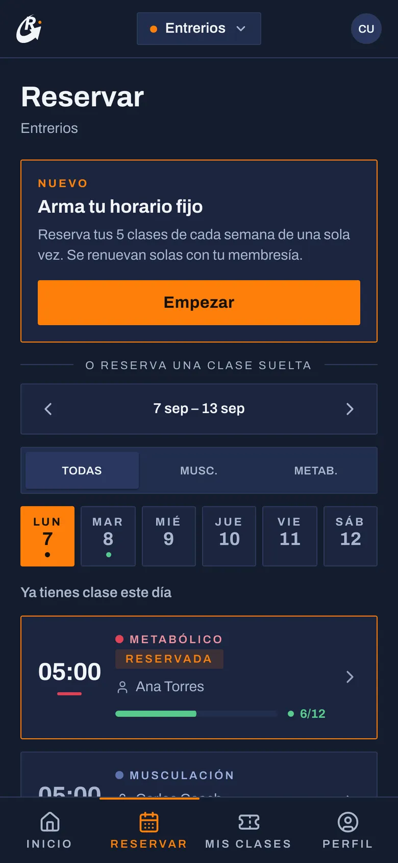 Paso 5: Listo, tu lugar quedó guardado