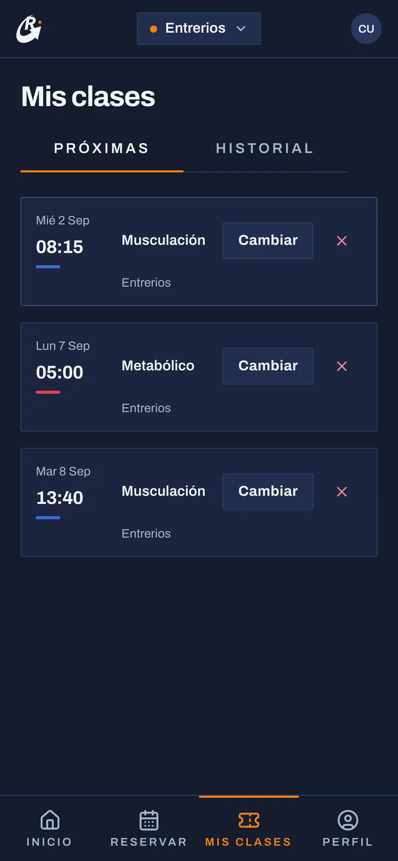 Paso 6: Tus reservas viven en Mis clases